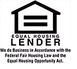 Equal Housing Lender  We do Business in Accordance with the Federal Fair Housing Law and the Equal Housing Opportunity Act.